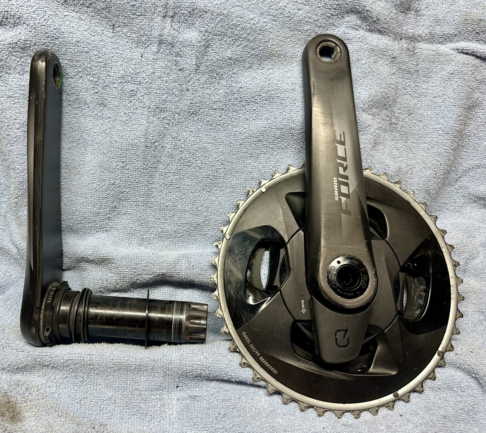 SRAM Force AXS DUB 12 Speed Power Meter Crank Set 172.5mm 46/33T