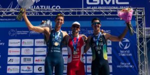Men's podium
