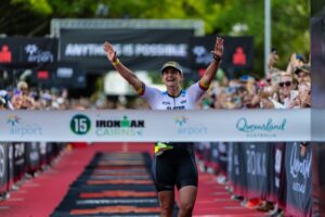 We Noticed: IRONMAN Cairns and Austria Results and More Penny Slater on her way to victory at the Cairns Airport IRONMAN Cairns - Photo Korupt Vision