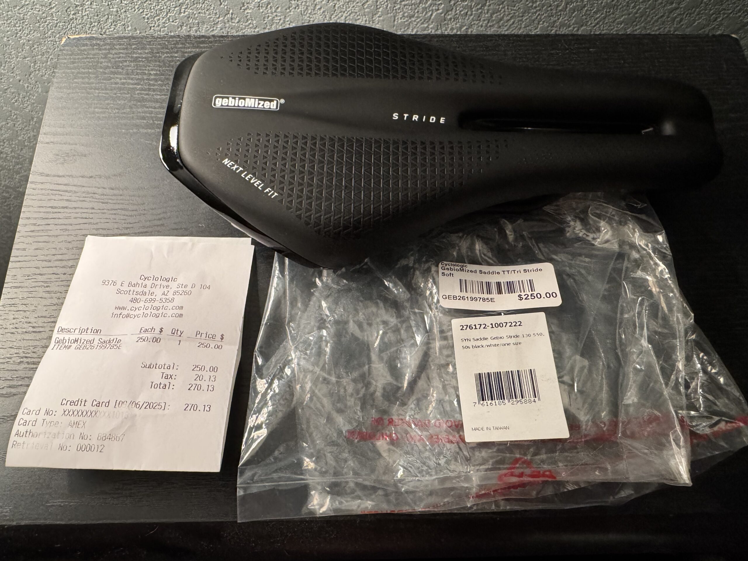 gebioMized Stride TT saddle