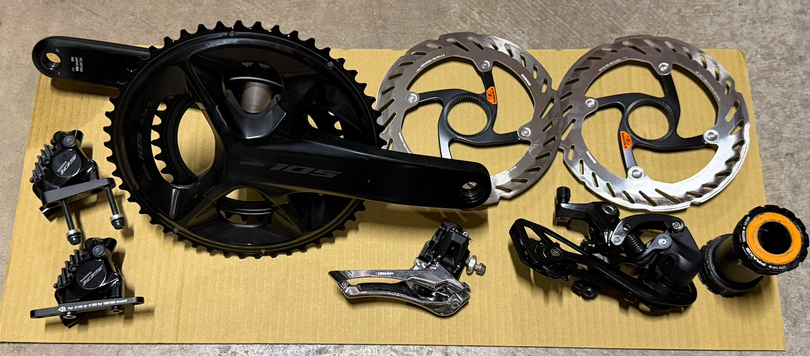Shimano 105 R7120 Disc Brake Road Groupset 12 Speed