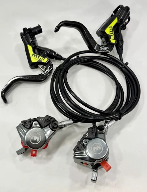 Magura MT8 Carbon Hydraulic Brake Set Post Mount Front & Rear Levers