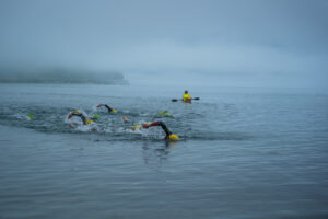 The Most Common Mistakes New Swimmers Make Norseman 2025 Race Day Jumping off the Ferry and Swim Photos by Kevin Mackinnon